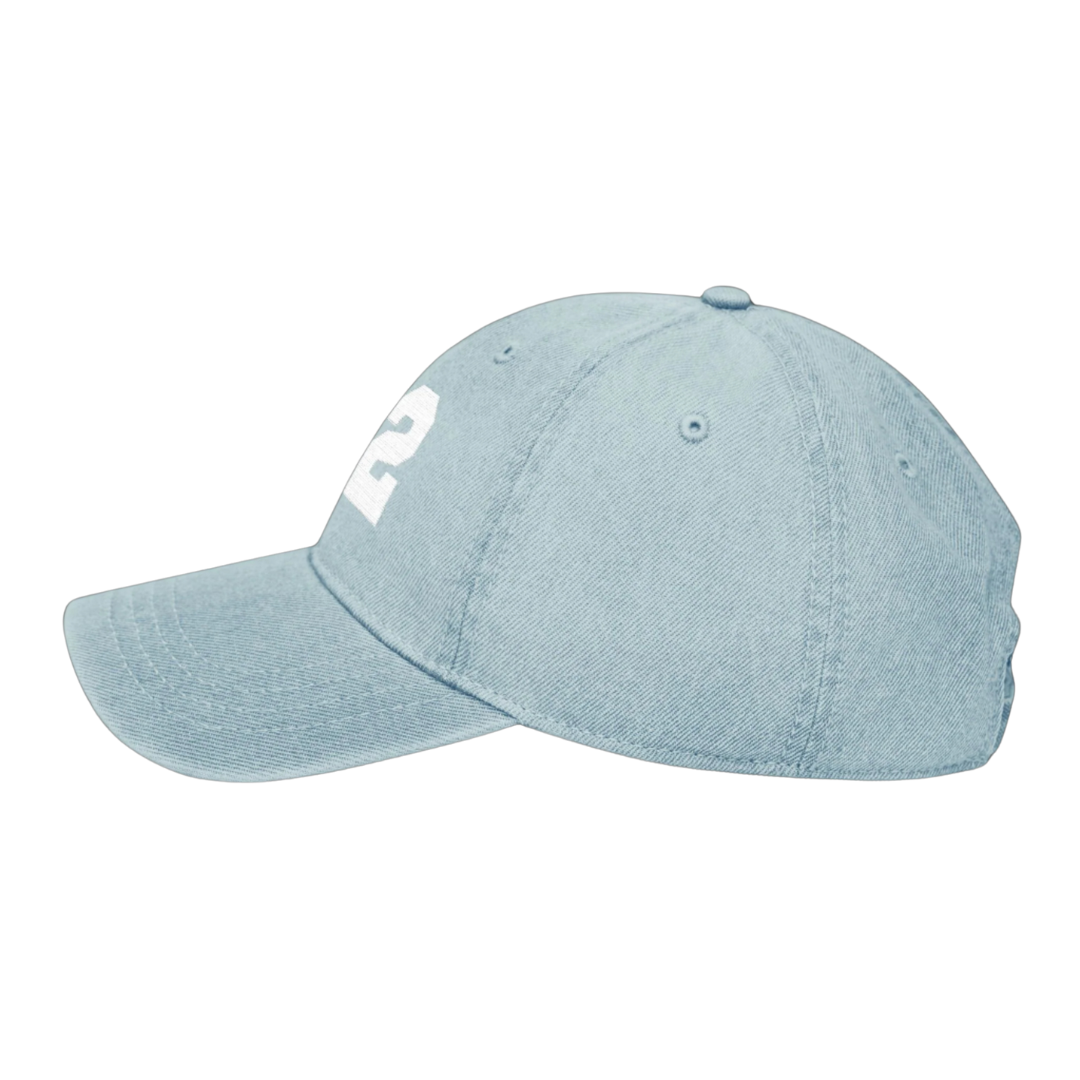 22 Embroidered Denim Hat