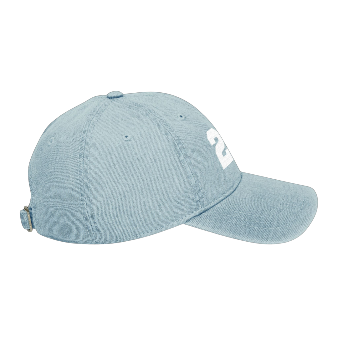 22 Embroidered Denim Hat